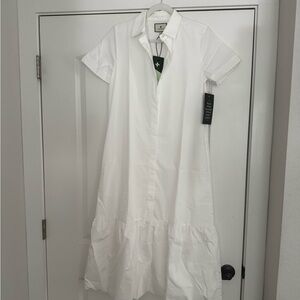 White Martine Bubble Maxi Dress